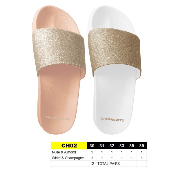 CH02 - Claquettes enfants CHIRINGUITO - Taille 30 à 35 - 12 paires 